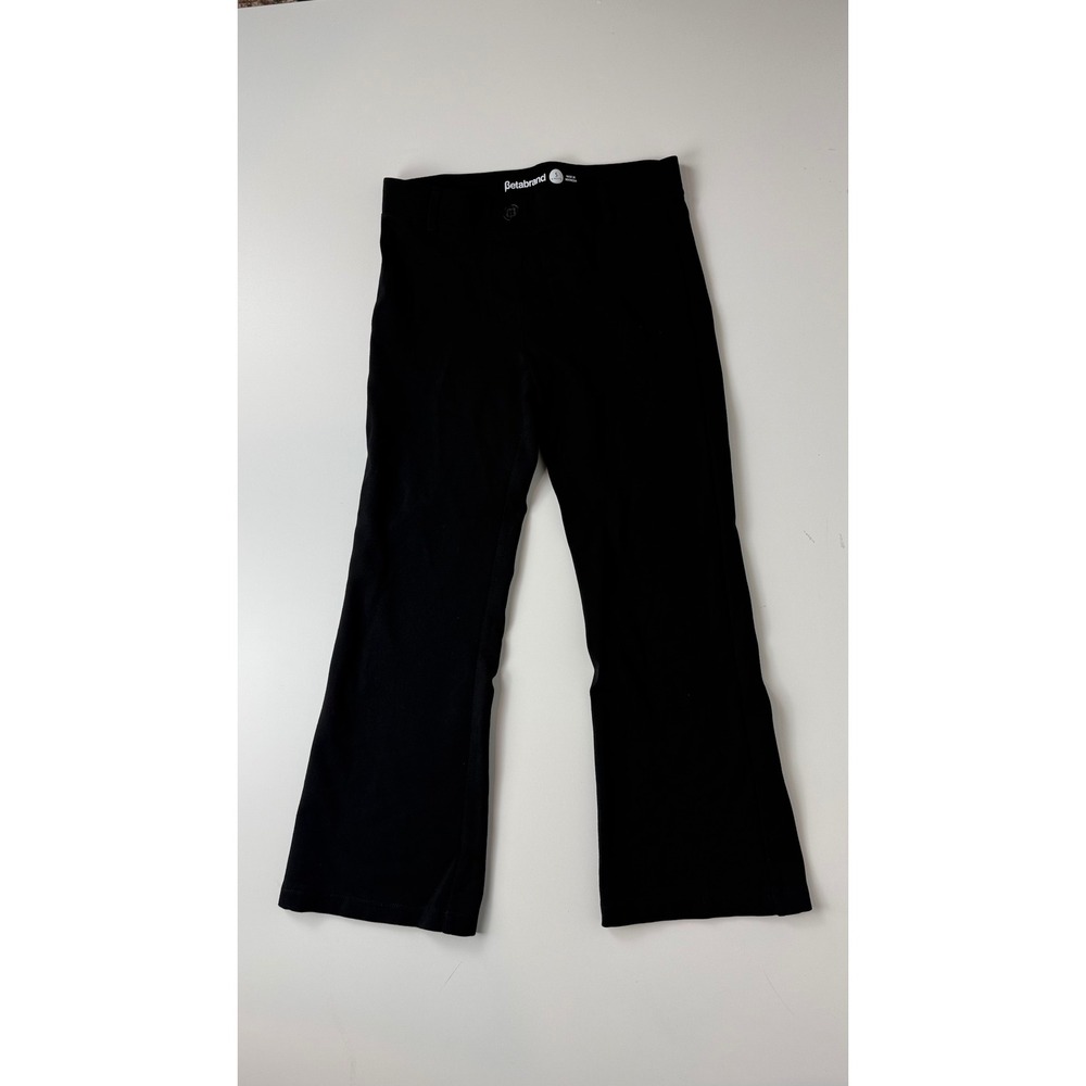 Betabrand Black Dress Pant Yoga Pants Bootcut Petite Small Workwear Trouser